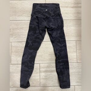 Lululemon Black Camouflage Leggings
